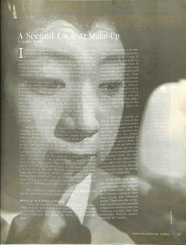 Cover of A second look at make-up