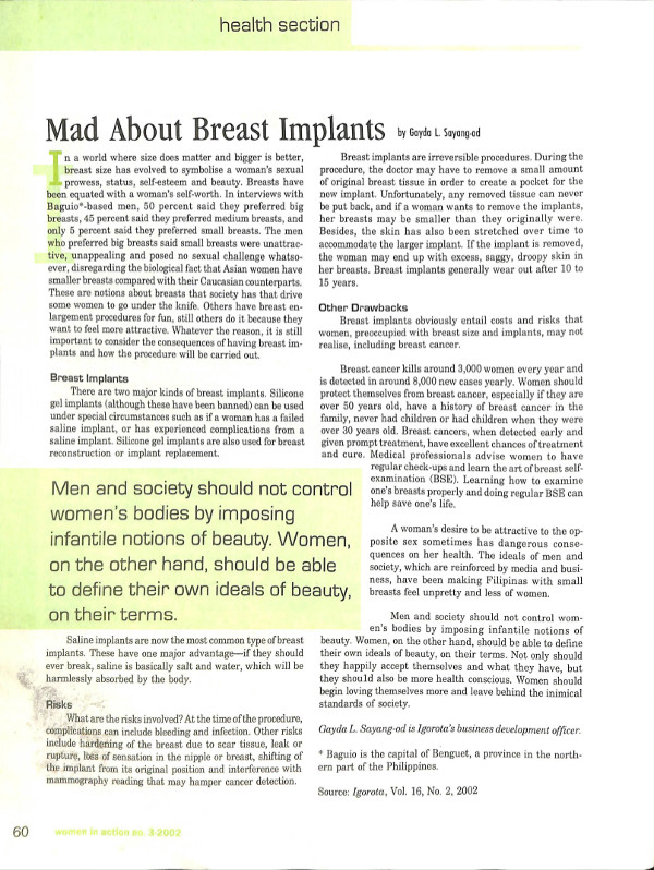 Cover of Mad About Breast Implants