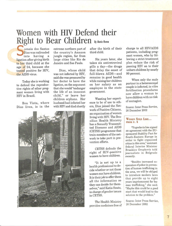 Cover of Women with HIV Defend their Right to Bear Children