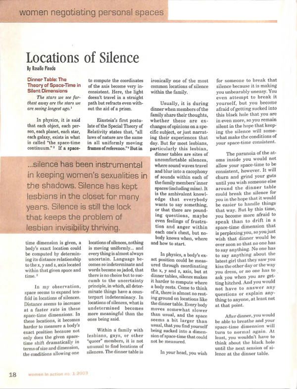 Cover of Locations of Silence