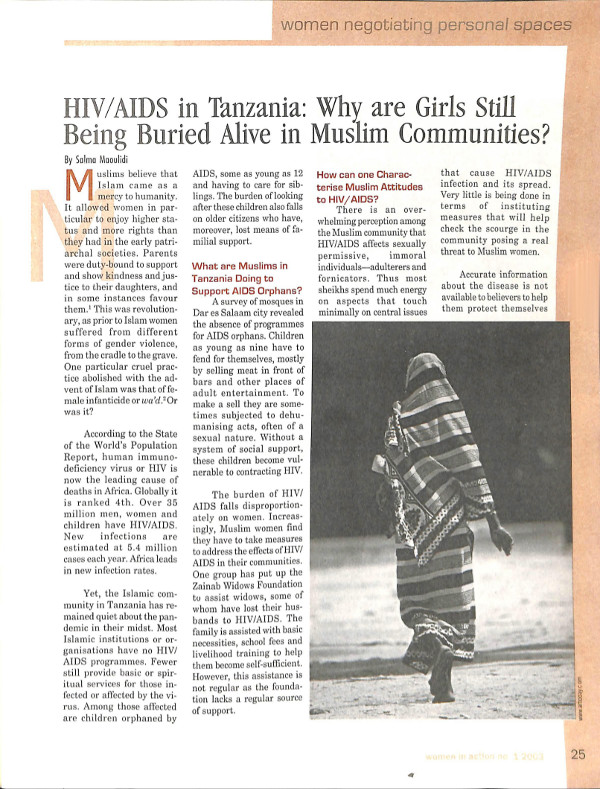 Cover of HIV/AIDS in Tanzania: Being Buried Alive in Why are Girls Still Muslim Communities?