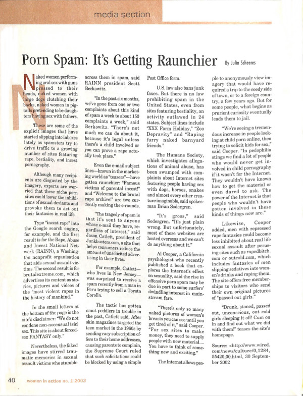 Cover of Porn Spam: It's Getting Raunchier