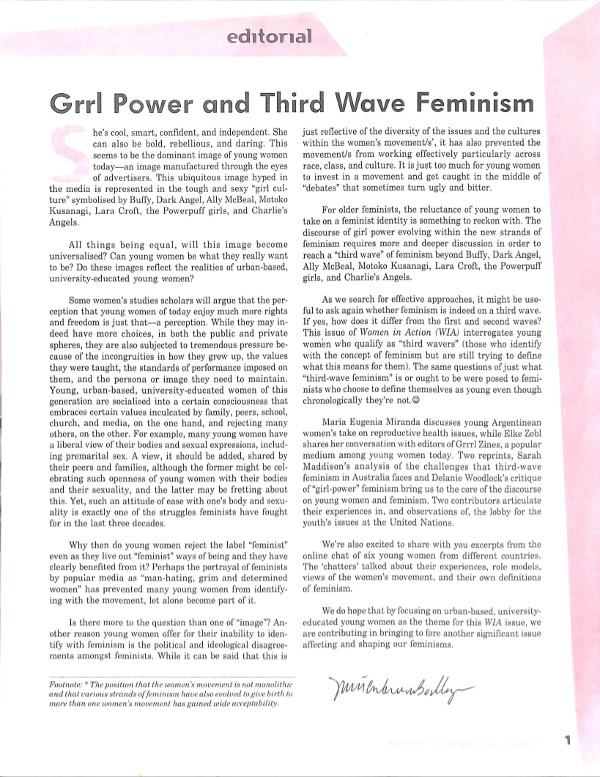 Cover of Grrl Power and Third Wave Feminism