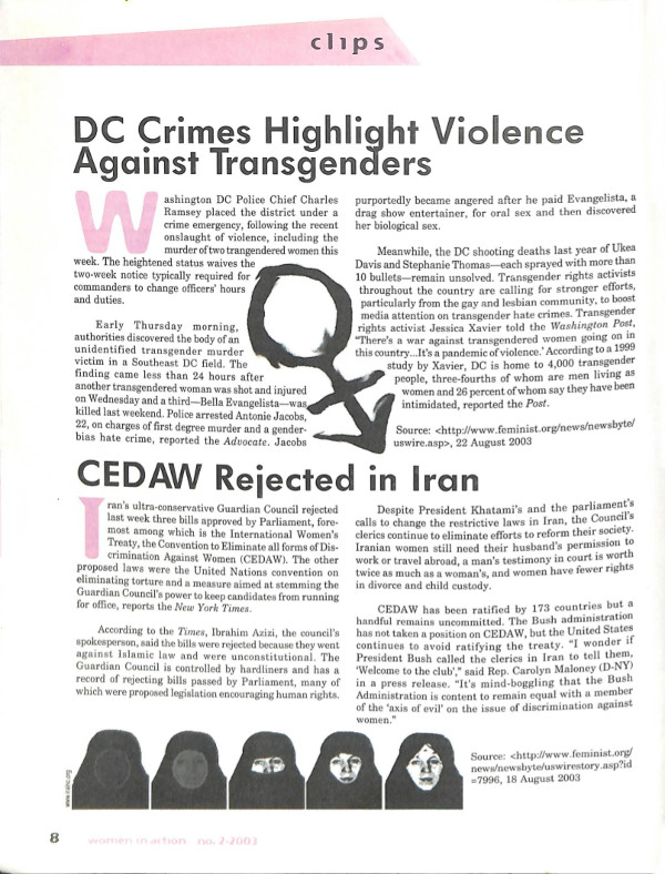 Cover of CEDAW rejected in Iran