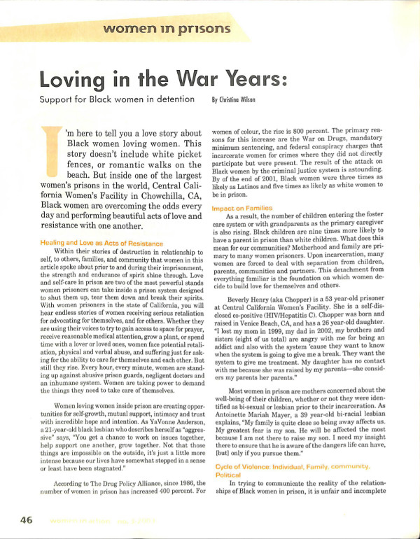 Cover of Loving in the War Years: