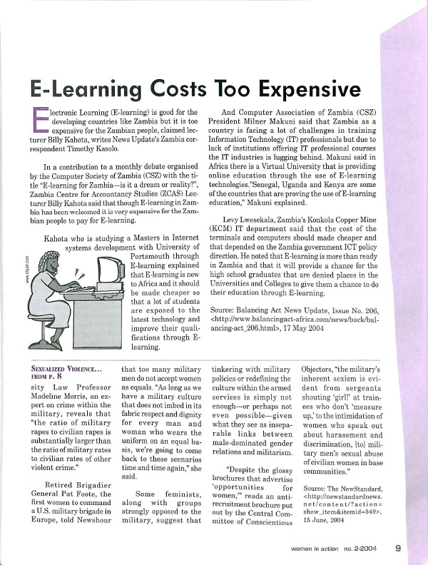 Cover of E-Learning Costs Too Expensive