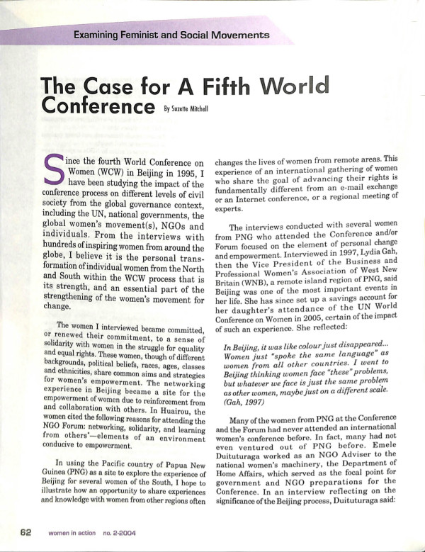 Cover of The Case for A Fifth World Conference