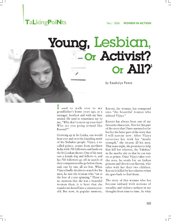 Cover of Young, Lesbian, Or Activist? Or All?