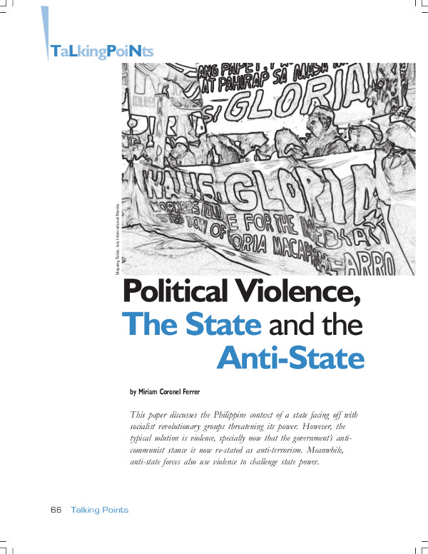 Cover of Political Violence, The State and the Anti-State