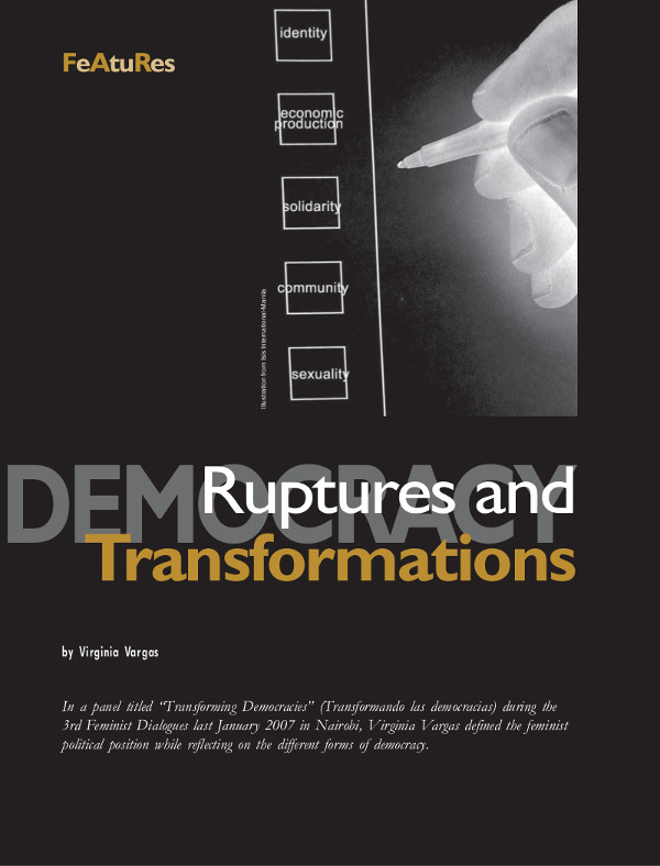 Cover of DEMOCRACY Ruptures and Transformations