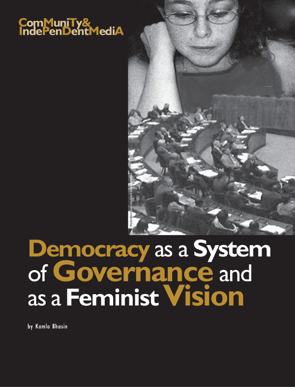 Cover of Democracy as a System of Governance and as a Feminist Vision