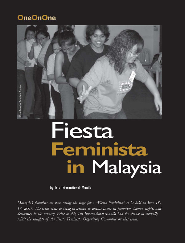 Cover of Fiesta Feminista in Malaysia