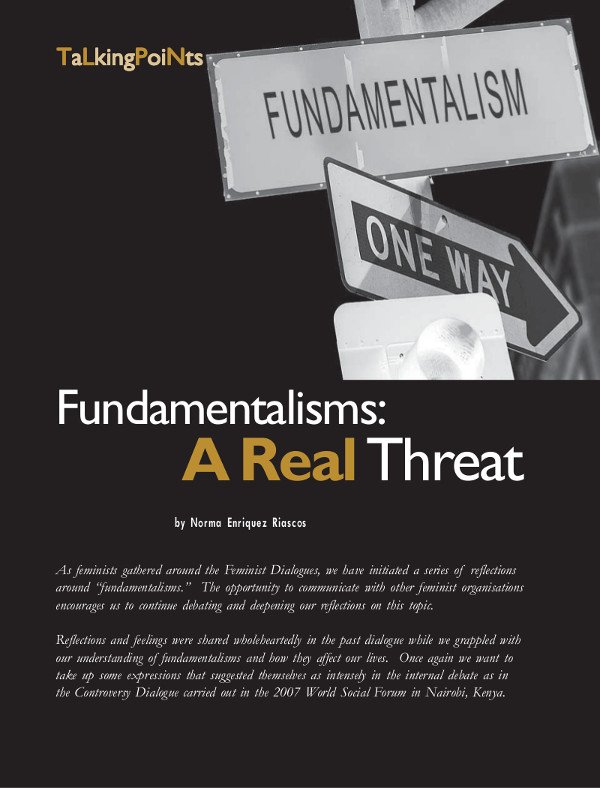 Cover of Fundamentalisms: A Real Threat