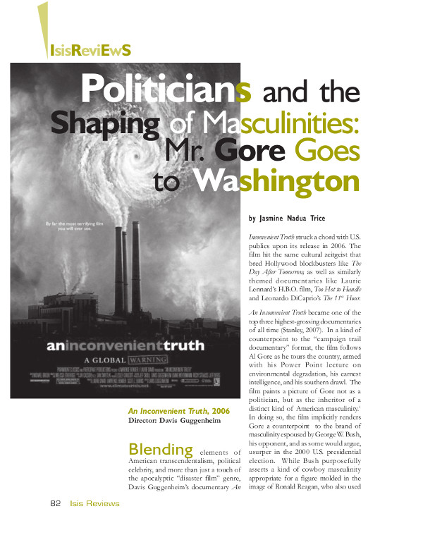 Cover of Politicians and the Shaping of Masculinities: Mr. Gore Goes to Washington