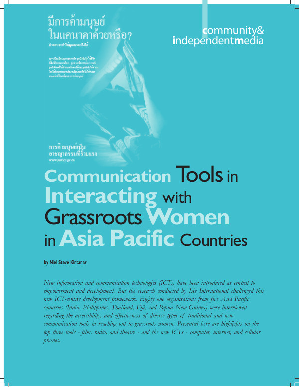 Cover of Communication Tools in Interacting with Grassroots Women in Asia Pacific Countries