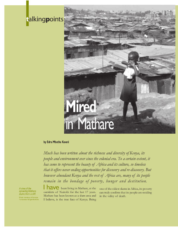 Cover of Mired in Mathare