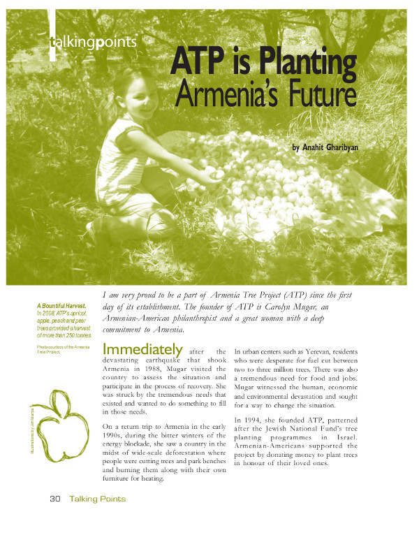 Cover of ATP is Planting Armenia’s Future