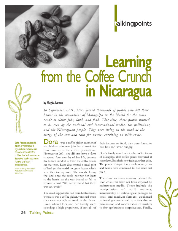 Cover of Learning from the Coffee Crunch in Nicaragua