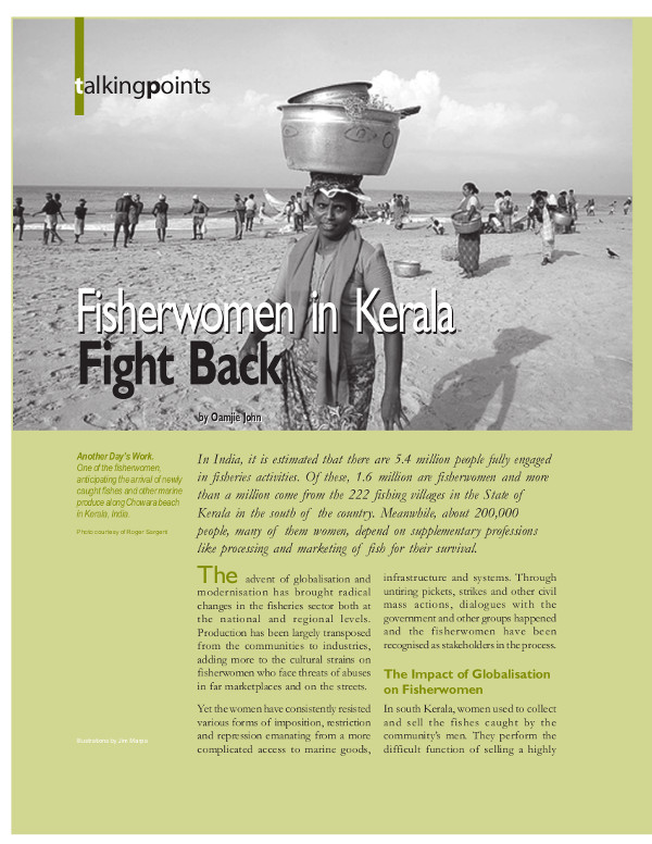 Cover of Fisherwomen in Kerala Fight Back