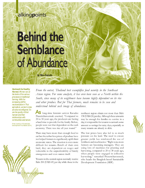 Cover of Behind the Semblance of Abundance