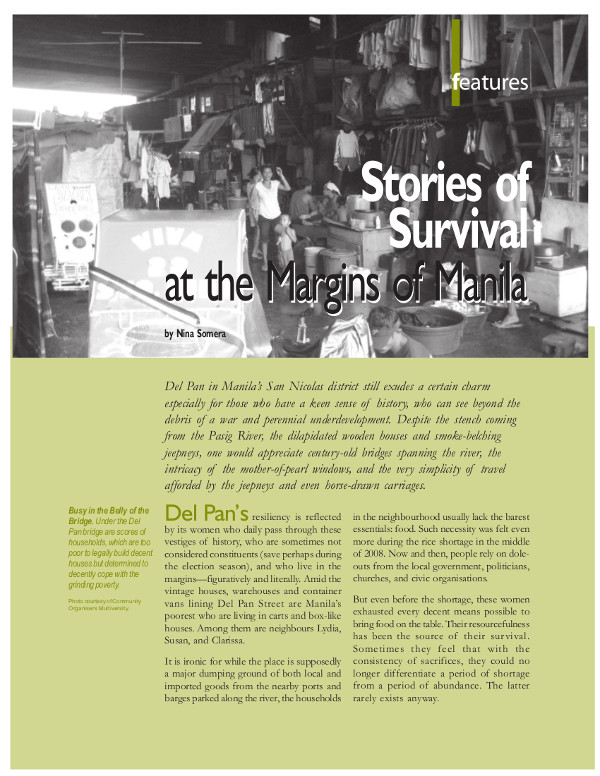 Cover of Stories of Survival at the Margins of Manila