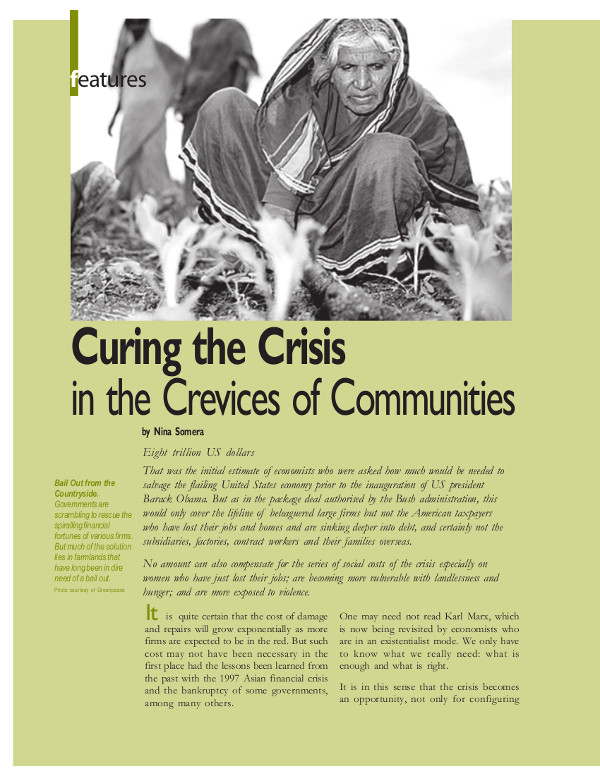 Cover of Curing the Crisis in the Crevices of Communities