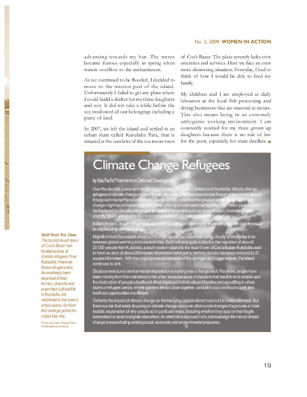 Cover of Climate Change Refugees