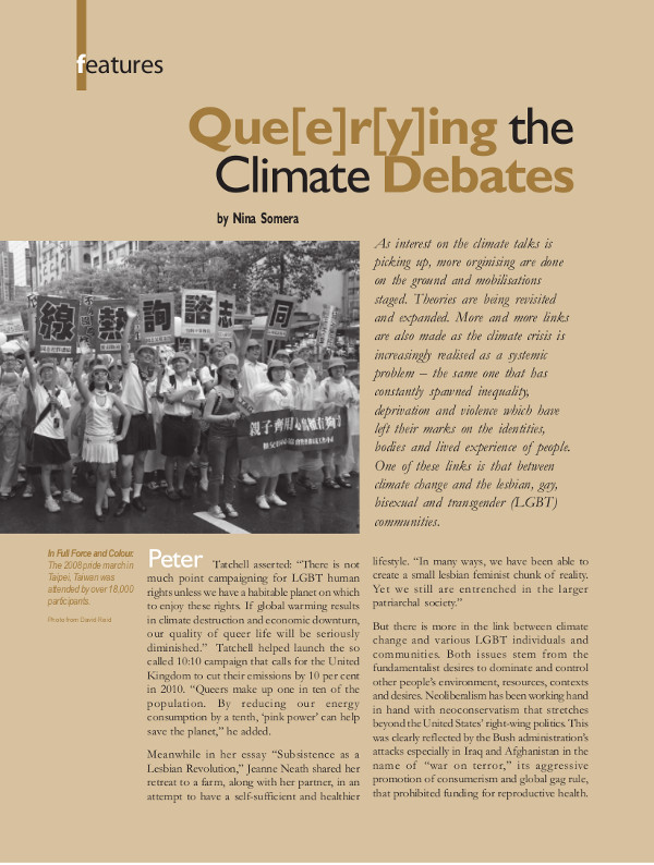 Cover of Que[e]r[y]ing the Climate Debates