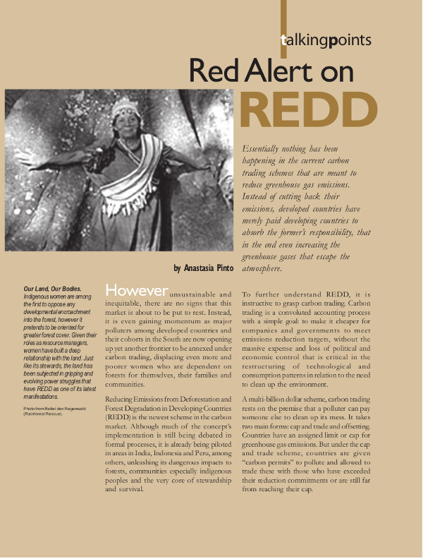 Cover of Red Alert on REDD