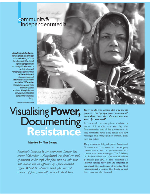 Cover of Visualising Power, Documenting Resistance