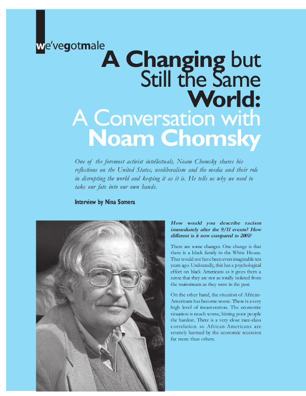 Cover of A Changing but Still the Same World: A Conversation with Noam Chomsky